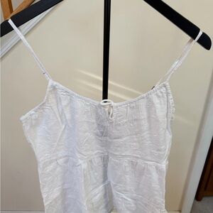 Old Navy White Eyelet Spaghetti Strap Camisole